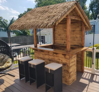 pool side tiki bar builder